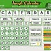 Jungle Calendar Bundle, Editable Calendar Printable, Jungle Animal ...