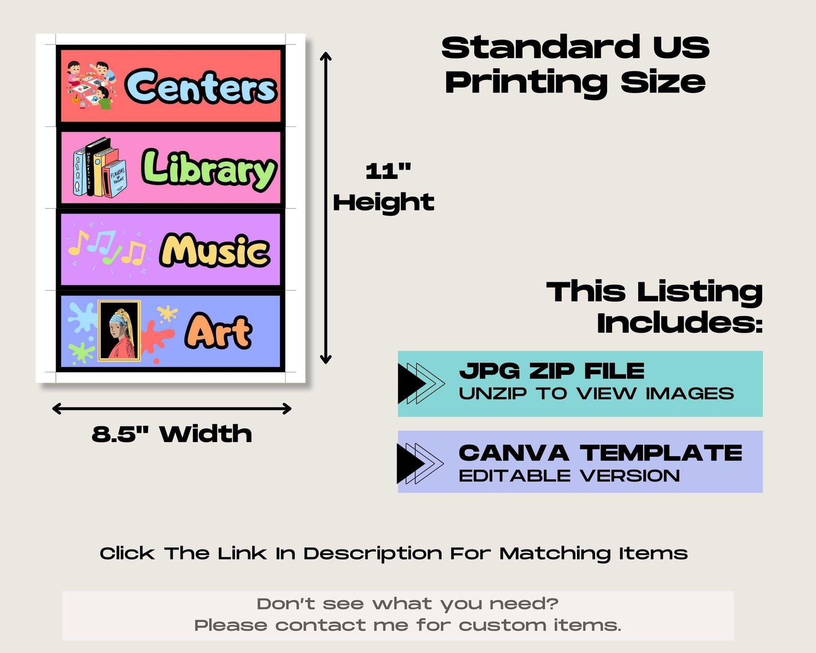 Classroom Schedule & Jobs Display, Printable Editable Class Schedule ...