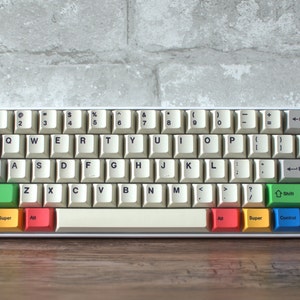 CUSTOM! Made-to-order! Modded 60% Retro Keyboard - RGB Backlit - USB-C Cable Included!