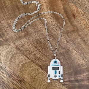 Star Wars inspired necklace || Handmade polymer clay