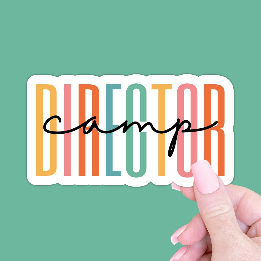 Camp Director Sticker Gift, Summer Camp Director Counselor Laptop ...