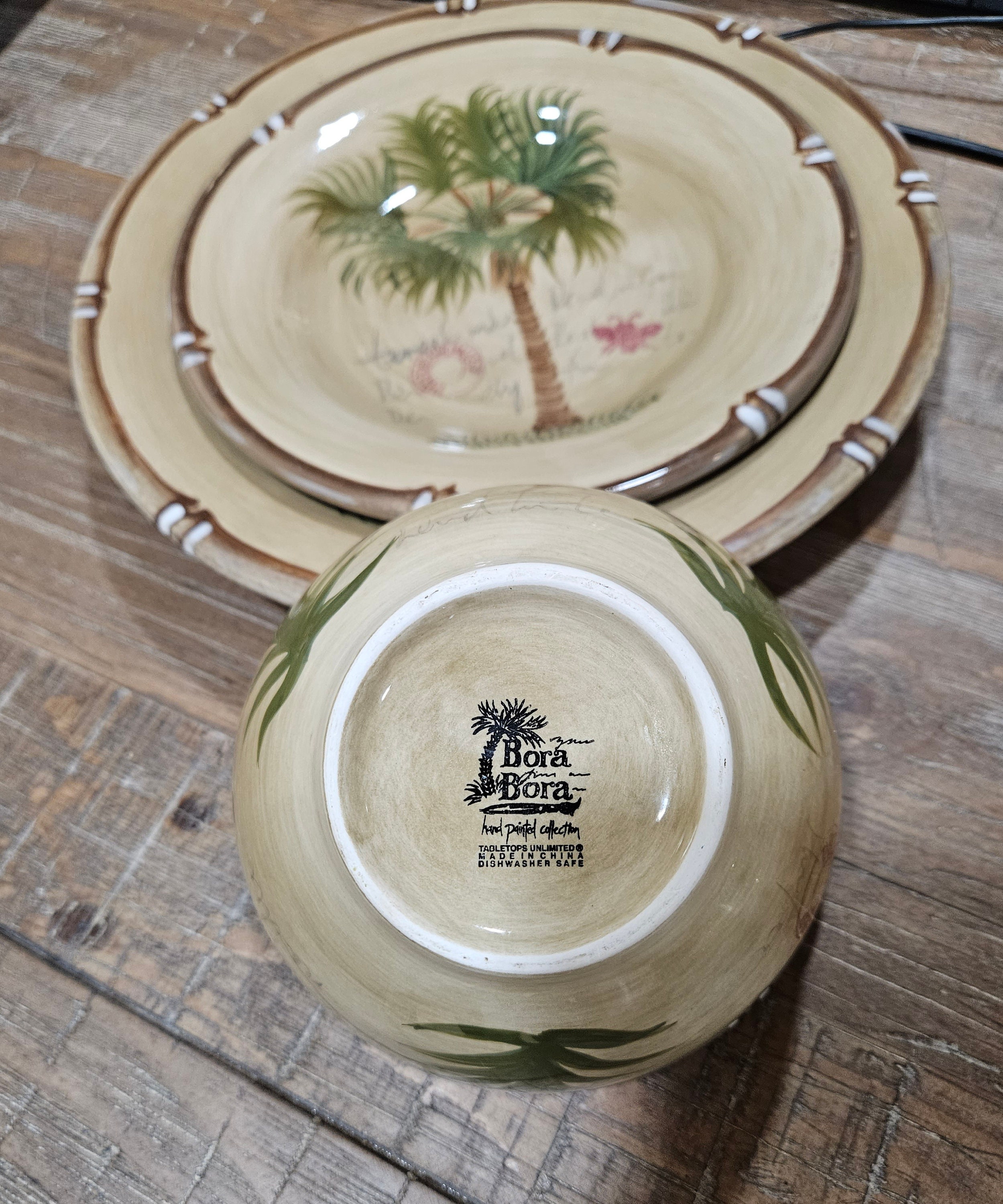 Bora Bora by Tabletops Unlimited Hand Painted Collection Place Settings