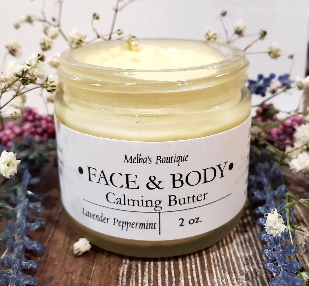 Lavender Peppermint Calming Butter with Magnesium for Insomnia