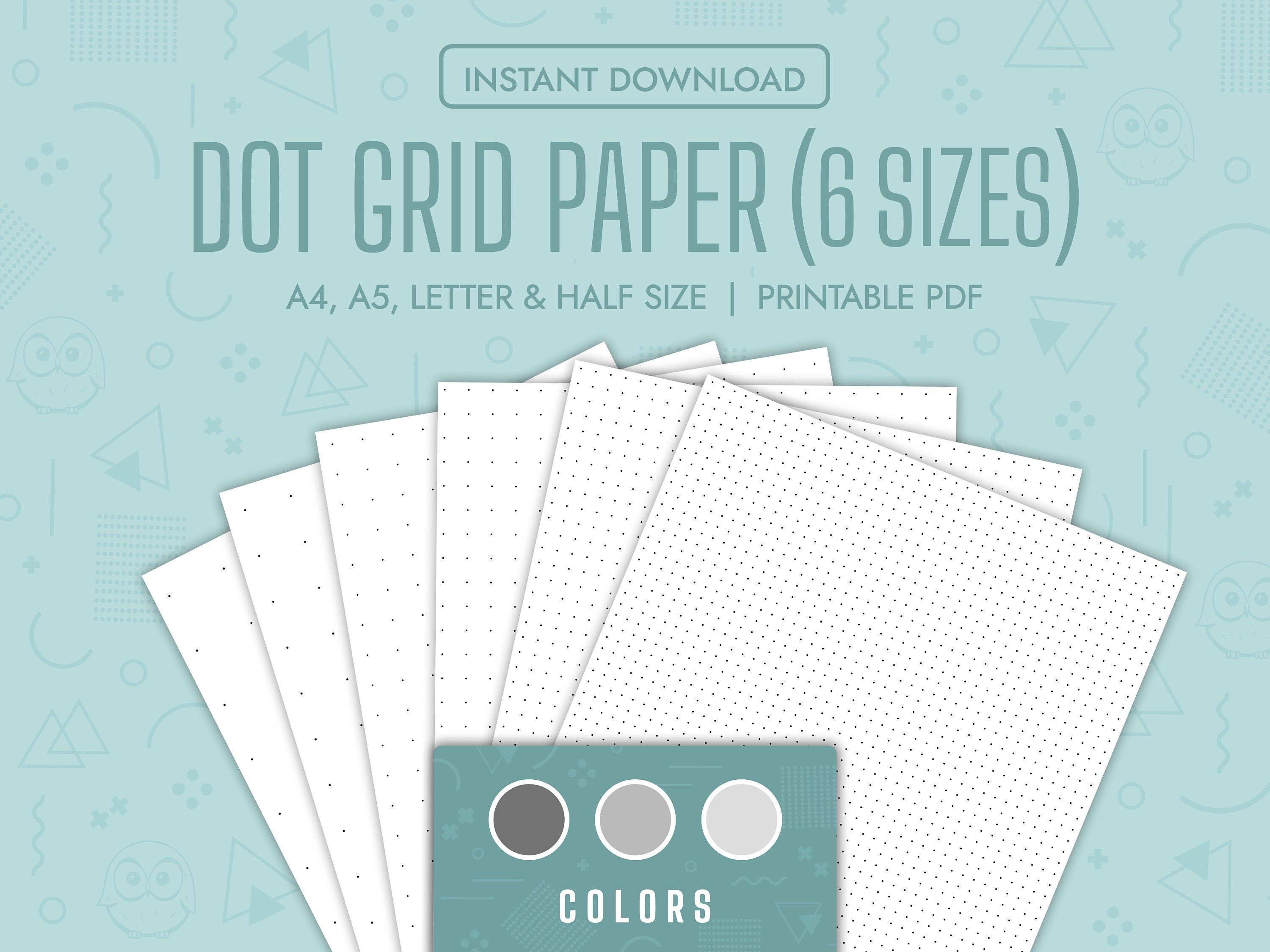 Dotted Paper 8.5 X 11: Dotted Notebook Paper Letter Size | Bullet Dot Grid  Graphing Pad Journal With Page Numbers For Drawing & Note Taking (Dot Graph