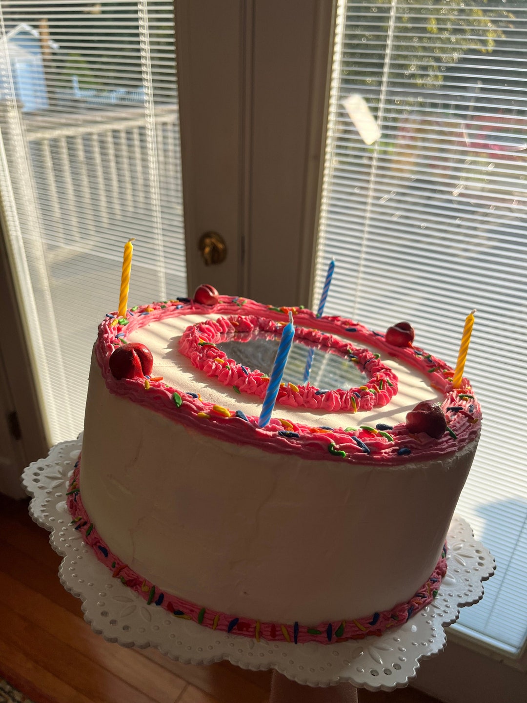 Fake Mirror Birthday Cake Etsy