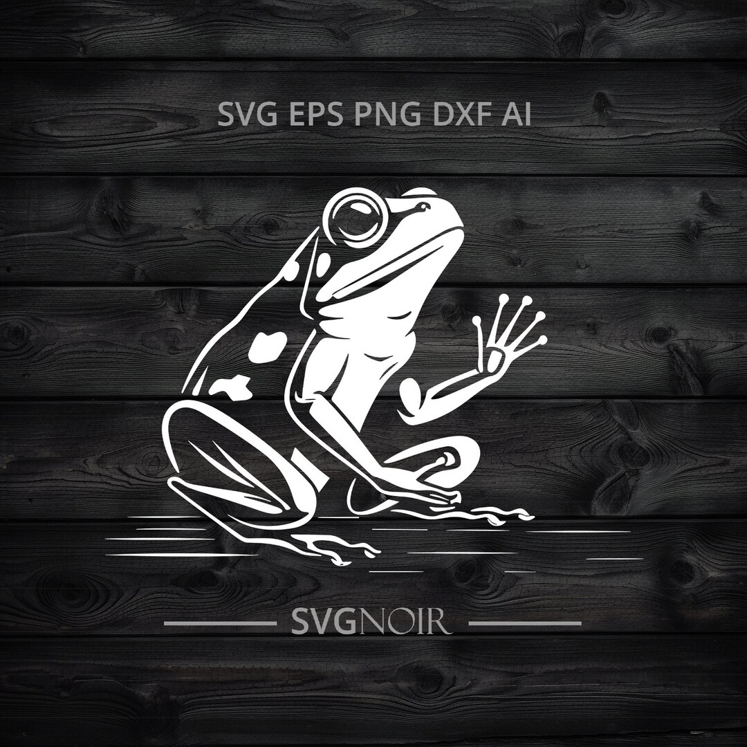 Rana svg / Gráfico vectorial / PNG EPS dxf SVG ai / - Etsy España