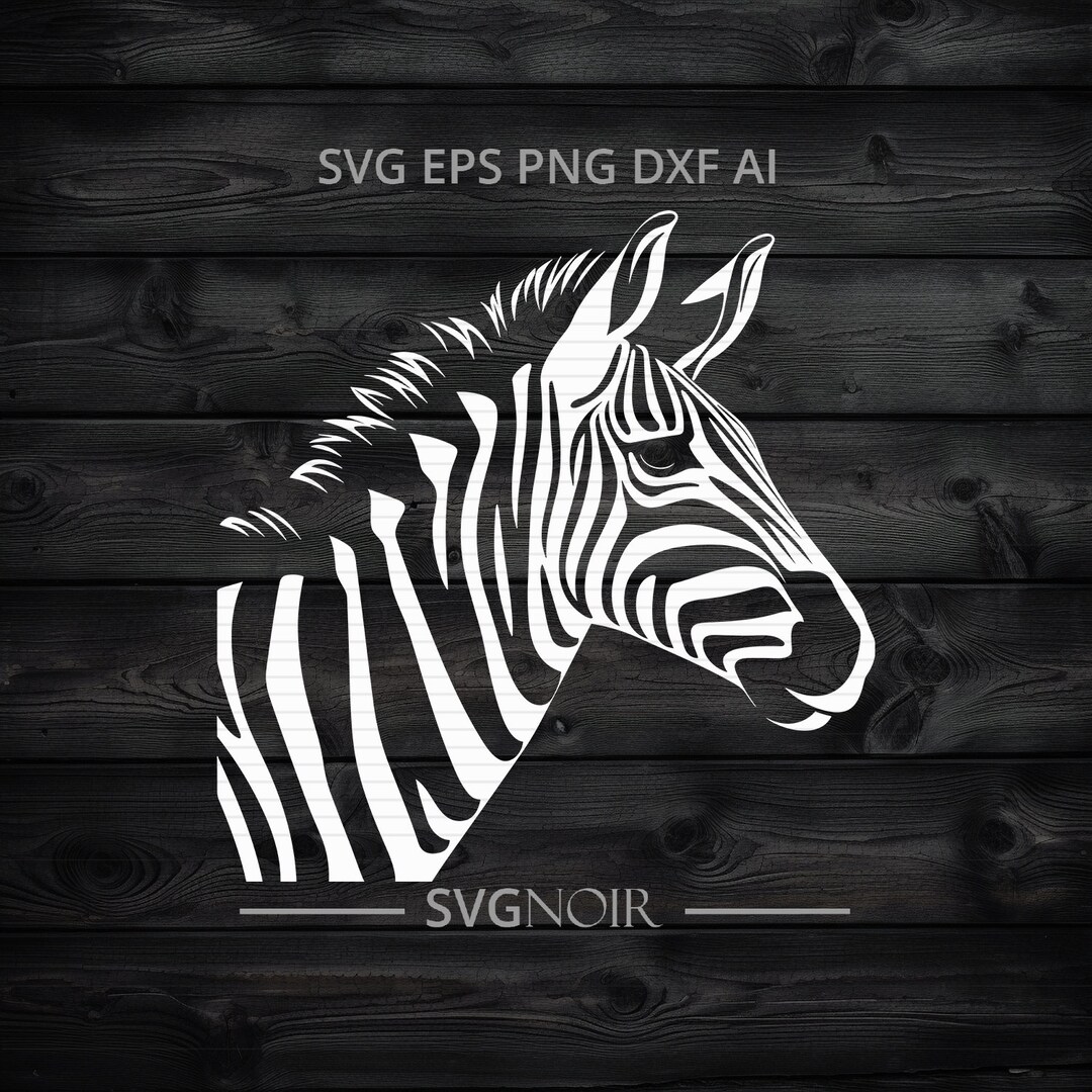 Cebra svg / Gráfico vectorial / PNG EPS dxf SVG ai / - Etsy España
