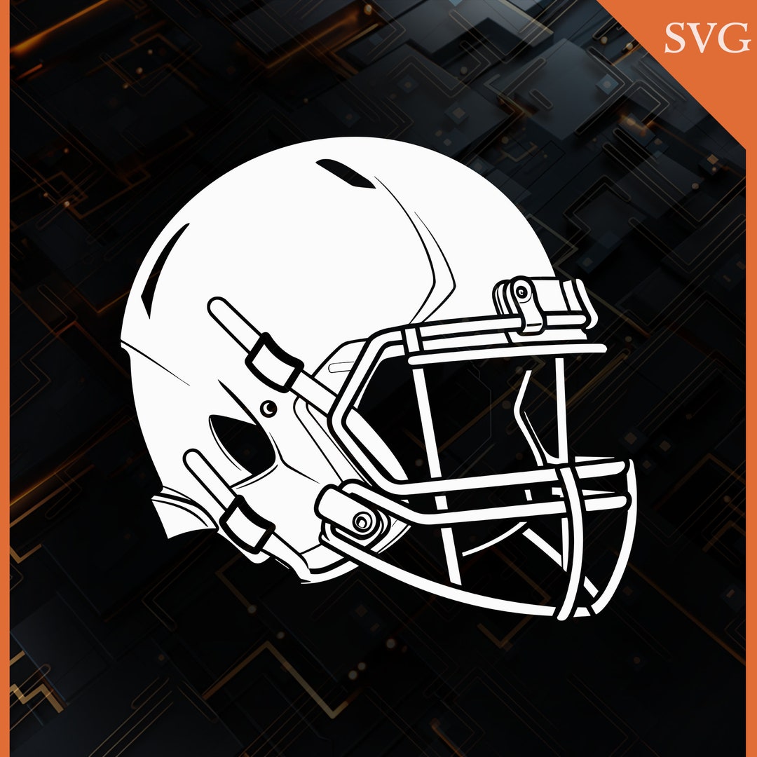 Football Helmet Vector Svg PNG EPS Dxf SVG Ai Files - Etsy