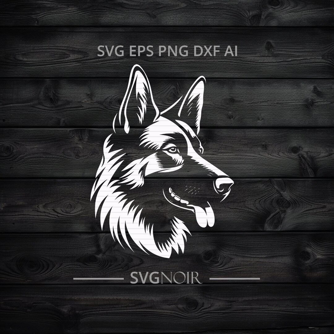 Sheppard Running Vector German Sheppard Vector Clipart in SVG, Ai, DXF, Eps, PNG Cricut ...