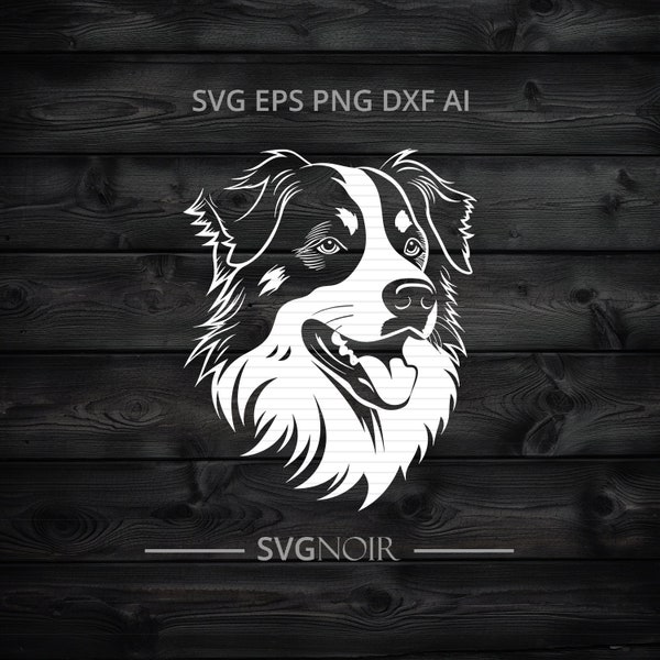 Australian Shepherd Dog svg | PNG EPS dxf SVG ai |