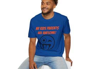 Funny Clever T-Shirt for Awesome Parents, Mother's Day Father's Day Gift Idea, Family Shirt, Parenting Tee, Humorous Mom