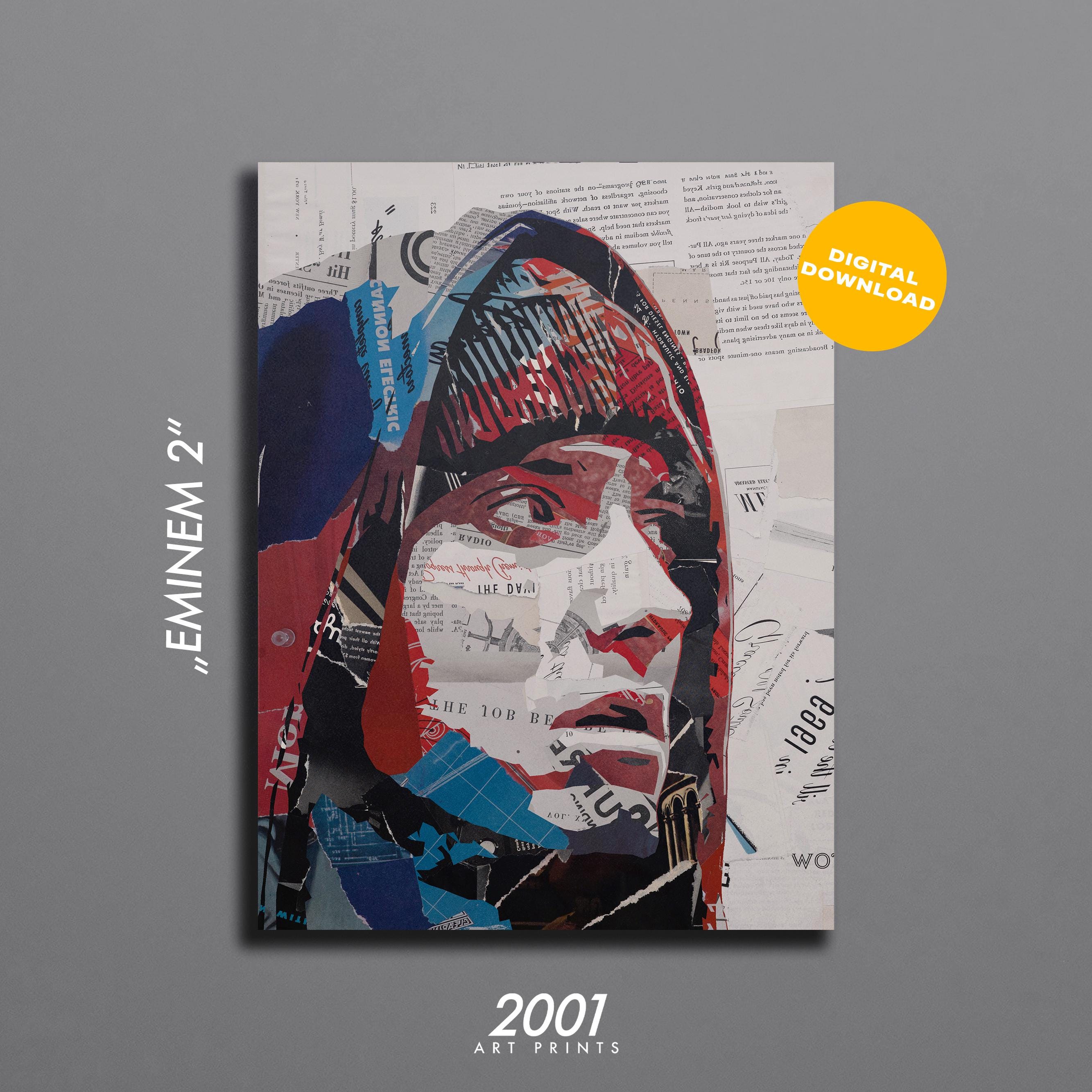 Marshall Mathers Lp Cover Poster - Etsy Marshall Mathers Lp Cover Poster - Etsy