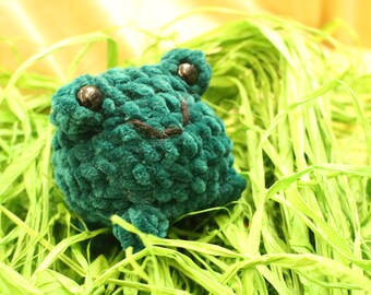 Crochet Pattern Cute Plushy Little Frog Toad No Sew little cute toad little cute frog without sewing crochet pattern