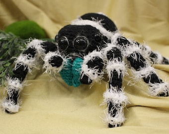 Crochet Pattern Jumping Spider Phidippus Regius Phidippus Audax Crochet Pattern Salticidae Jumping Spider Crochet Pattern Crochet Pattern
