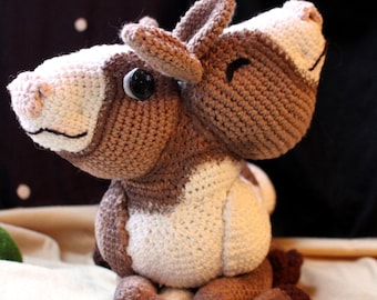 Two Headed Calf Crochet Pattern After Poem of Laura Gilpin