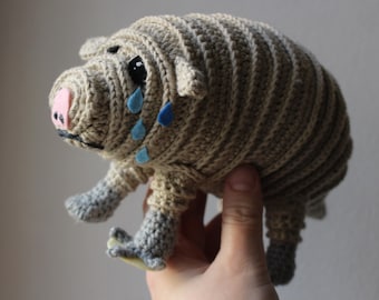 Squonk Crochet Pattern Lacrimacorpus Dissolvens Sad Cryptid Folklore Creature Squonk Crochet Pattern