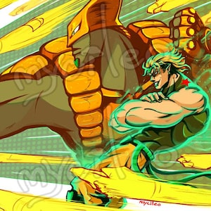 DIO The World - 8&quot; x 10&quot; | Jojo&#39;s Bizarre Adventure