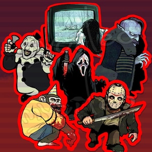 Horror Movie Stickers - 2.5&quot; Sticker | Horror