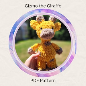 Gizmo the Giraffe PDF Pattern