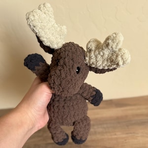 Patrón de crochet en PDF para alce bebé