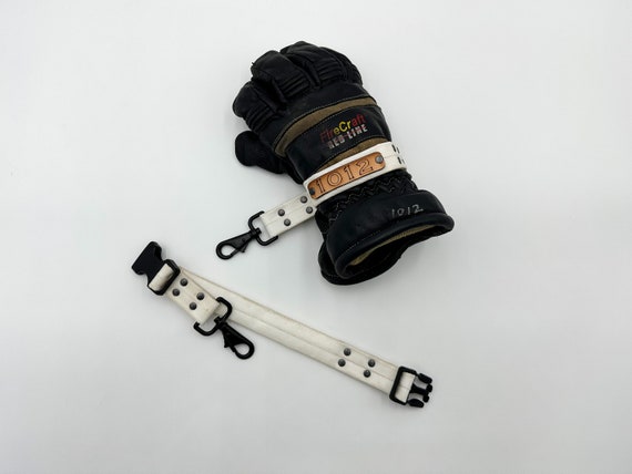 Firefighter Glove Strap- Handcrafted from Retired Fire Hose- Personalized Accessory & Gift for Firefighters and First Responders