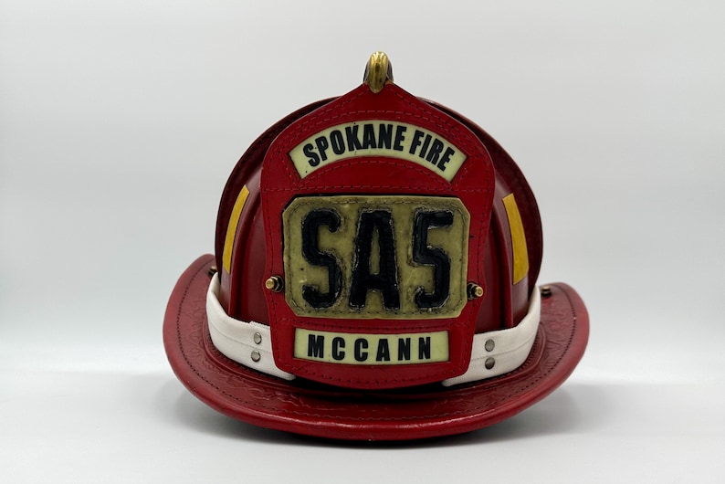 Firefighter Helmet Band Personalized Firefighter Accessories Etsy