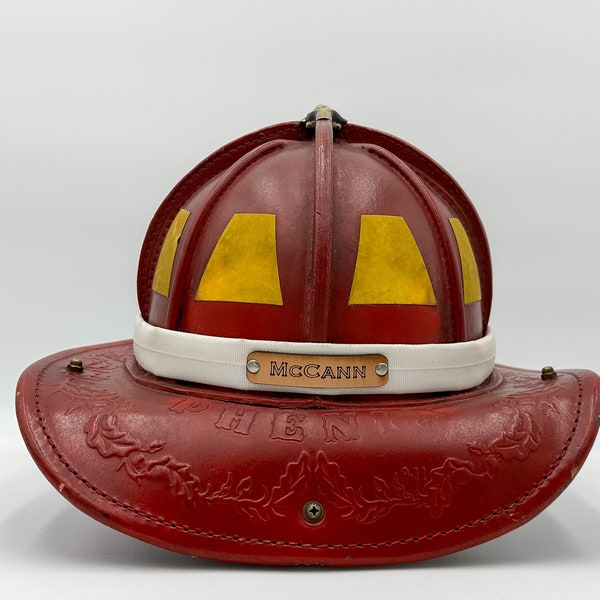 Bande de casque de pompier, personnalisée, accessoires de pompier