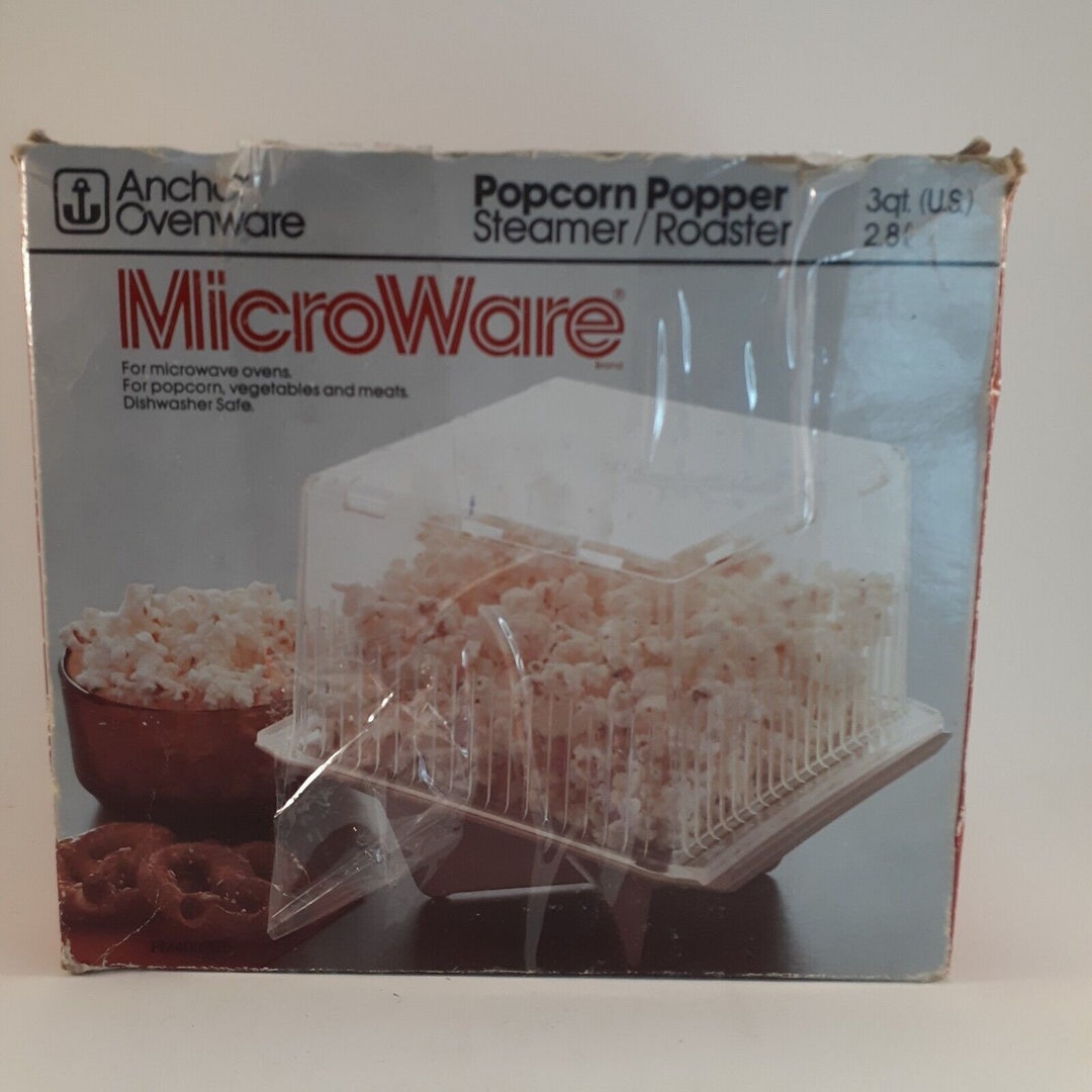 Anchor Ovenware Microware Popcorn Popper Steamer/ Roaster 3 QT Etsy