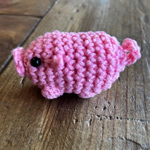 Amigurumi crochet pig