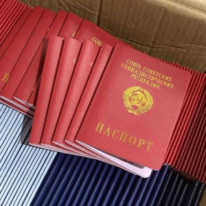 Replika av Sovjetunionens pass | Anteckningsbok för Sovjetunionens pass | **FÖRKÖP**
