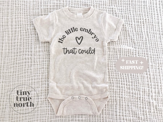 The Embryo That Could Baby One Piece - IVF Rainbow Baby Announcement