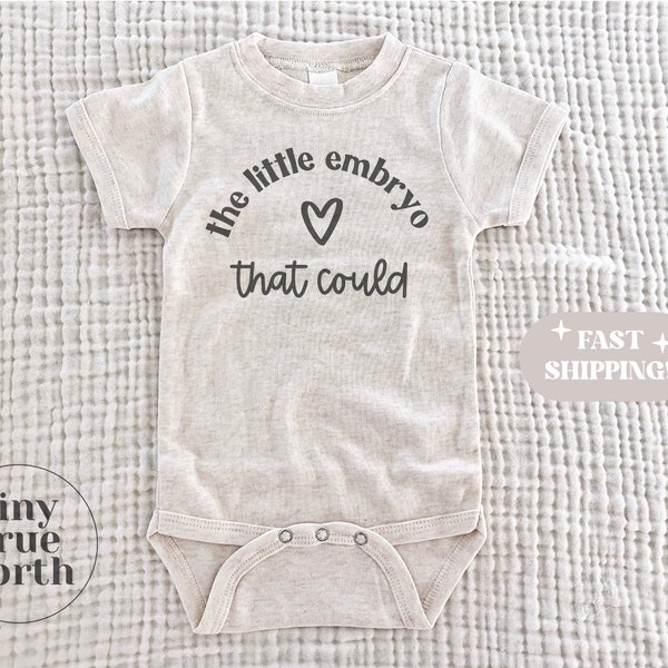 The Embryo That Could Baby One Piece - IVF Rainbow Baby Announcement