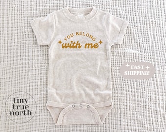 You Belong With Me Baby Bodysuit - Swift Shirt for Toddlers - Swift Baby Shirt - Swift One Piece - Baby Shower Gift - Kids Swift Shirt