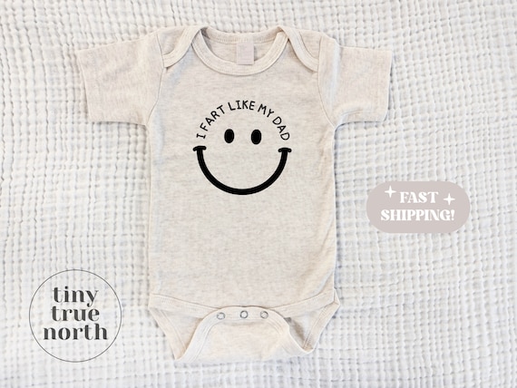 I Fart Like My Dad Baby One Piece - Funny Daddy Son Bodysuit