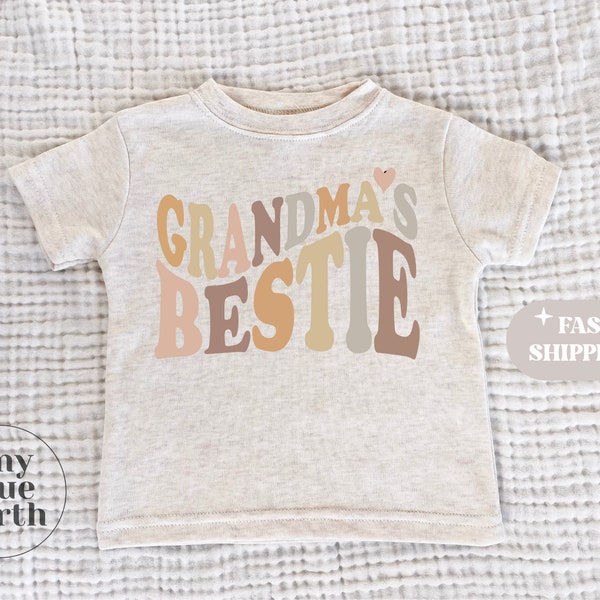 Grandma Is My Bestie Shirt - Grandma's Bestie Shirt for Toddlers - Grandma's Bestie One Piece - Grandma's Bestie Baby Shirt