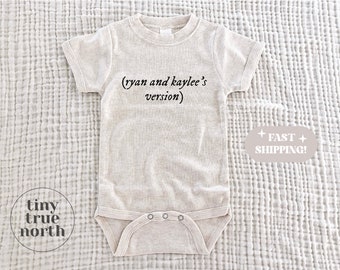 Mommy's Version One Piece, Personalized Version One Piece, Swift Baby, Swift Baby Clothes, Little Swift,  Baby Shower Gift, Swifti Gift