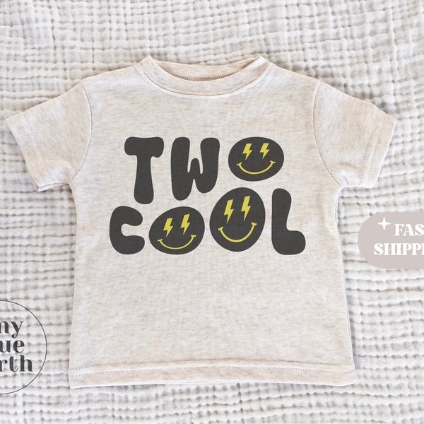 Two Cool Shirt for Kids - Two Cool Shirt for Toddlers - Two Cool Tee - Two Cool Long Sleeve - 2nd Birthday Shirt - Second Birthday Boys Tee