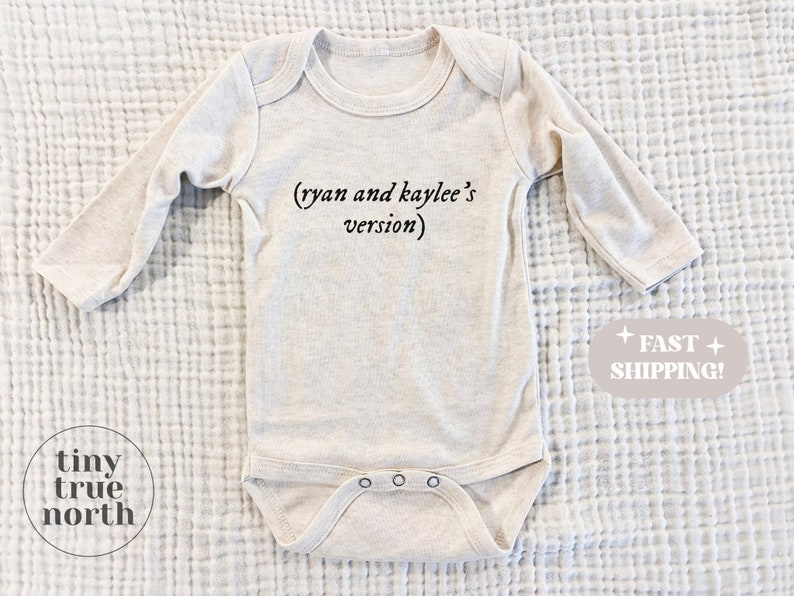 Mommy's Version One Piece, Personalized Version One Piece, Swift Baby, Swift Baby Clothes, Little Swift, Baby Shower Gift, Swifti Gift image 3