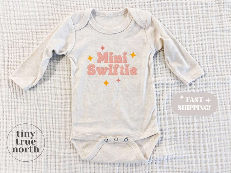 Mini Swift One Piece Swift Toddler Shirt Kids Swift Shirt Swift Baby Gift Swift Aunt Gift Baby Swift Gift Toddler Swift Tee image 2