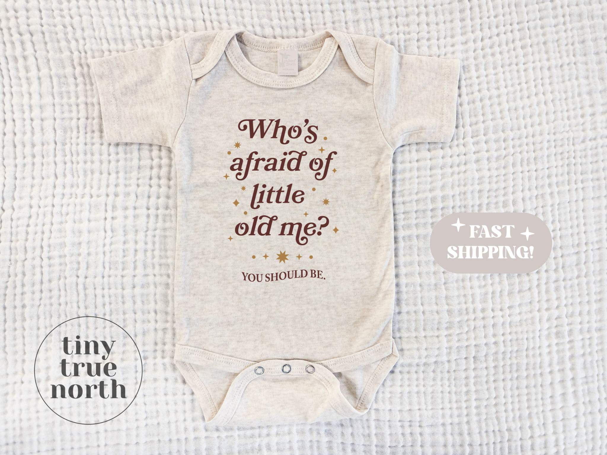 Who's Afraid of Little Old Me Bodysuit - Baby Shirt - Swif One Piece -Newborn Cute One Bodysuit  - Newborn Gift - Swift Gift