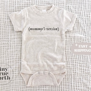 Mommy's Version One Piece, Personalized Version One Piece, Taylor Baby Onsie, Swift Baby Clothes, Little Swift Baby Shower Gift