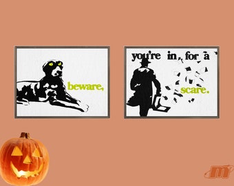 2-PACK HALLOWEEN PRINTS- Goosebumps