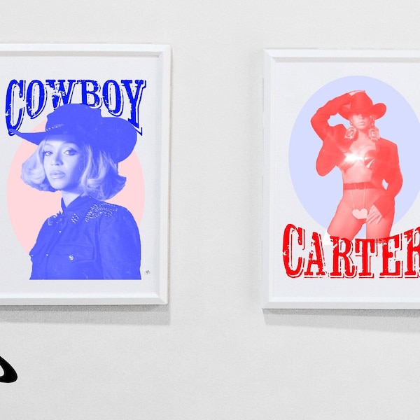 Beyoncé Cowboy Carter II (2 pack) 8.5x11" - DIGITAL DOWNLOAD