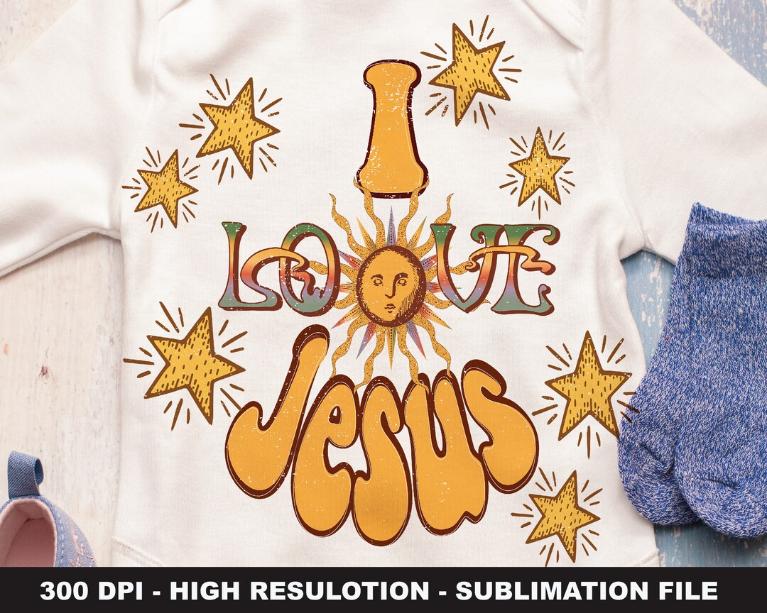I Love Jesus PNG Jesus Christ Png Christian Png Design - Etsy
