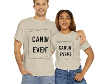 CANON EVENT Unisex Baumwoll T-Shirt