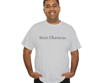 Hauptcharakter Unisex Baumwoll T-Shirt