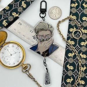 Nanami| Jujutsu Kaisen | Porte-clés Anime JJK | 3 pouces | Pendentif Pendentif| Porte-clés en acrylique | Nanami Kento|