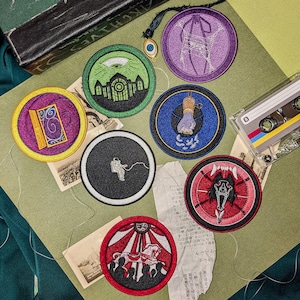 The Magnus Archives Fears Patch | TMA entity embroidered patch|  the Magnus institute patches