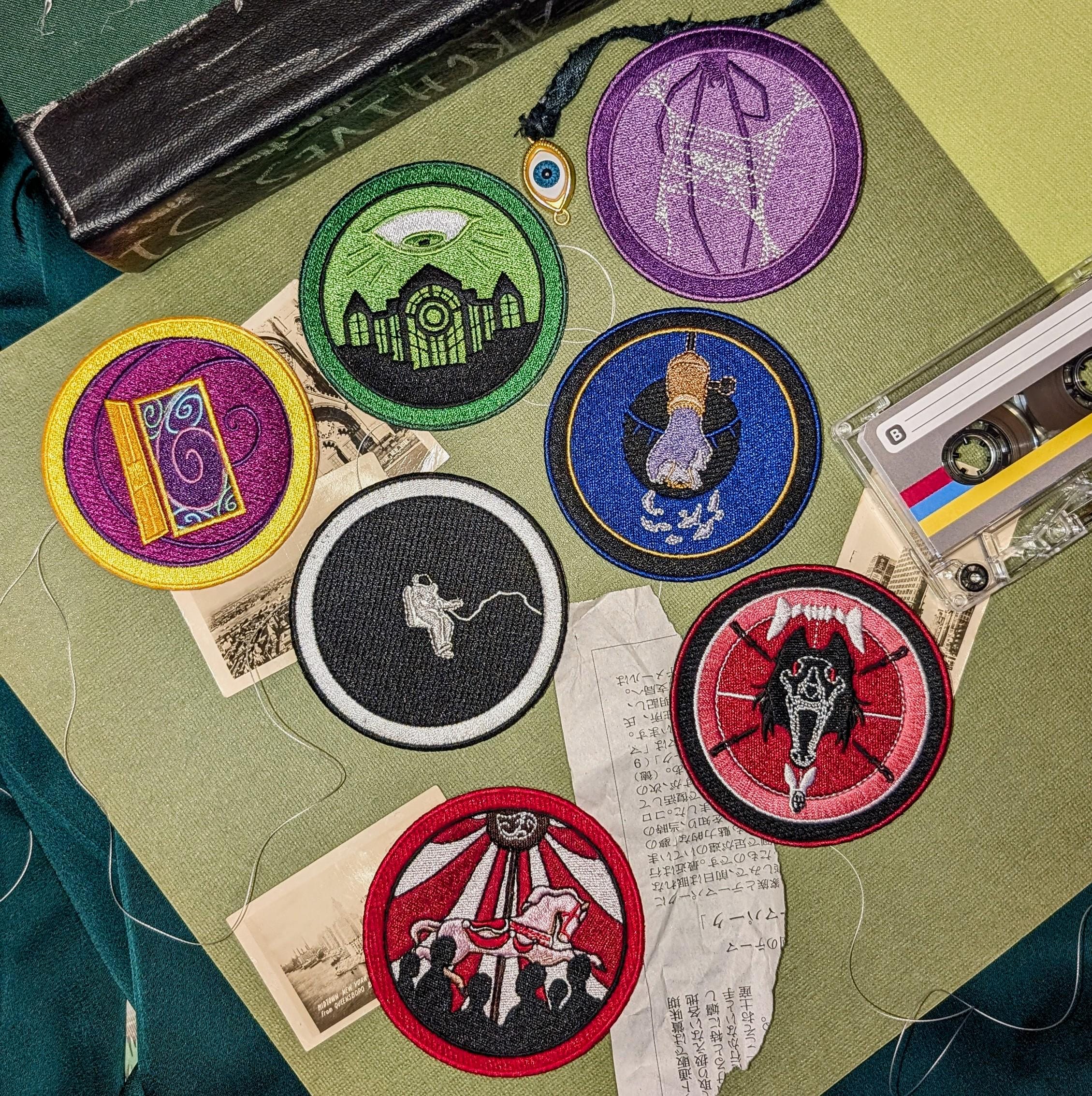 The Magnus Archives Fears Patch | TMA entity embroidered patch|  the Magnus institute patches