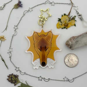Thylacine Tasmanian Tiger Extinct Animal double sided keychain